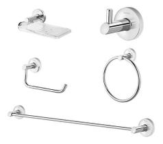 Kit De Acessórios Docol Hope 5 Peças 765306 Cromado