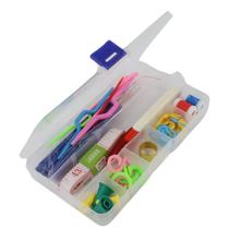 Kit De Acessórios E Agulhas Para Crochê Kit Crochê 49 Peças