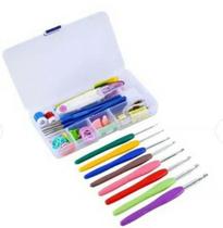 Kit De Acessórios e Agulhas Para Crochê Kit Crochê - Lanmax - Atelie Arte Coisas