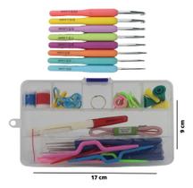 Kit De Acessórios E Agulhas Para Crochê Kit Crochê Lanmax