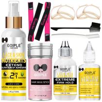 Kit de acessórios essenciais para perucas Peruca frontal de renda Goiple