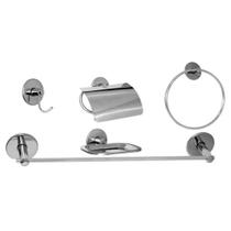 Kit De Acessorios Japi Linha Silver 5 Peças Inox Ref JKIS