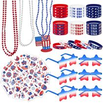 Kit de Acessórios Leetous 136 Peças para Festa do 4 de Julho