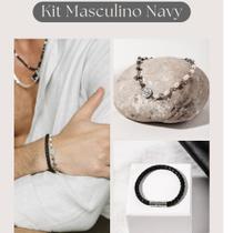Kit de Acessórios Masculino Navy