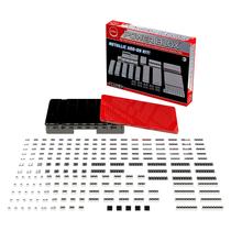 Kit de Acessórios Metálicos Power Blox da E-Blox com 200 Peças Kit de Acessórios Metálicos Power Blox da E-Blox com 200 Peças