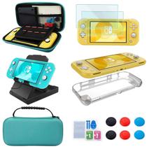 Kit de Acessórios Nintendo Switch Lite YOOWA 11 em 1 com Estojo de Transporte