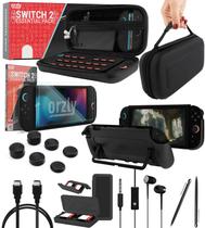 Kit de Acessórios Orzly para Switch 2 com Estojo de Transporte e Protetor de Tela Kit de Acessórios Orzly para Switch 2 com Estojo de Transporte e Protetor de Tela