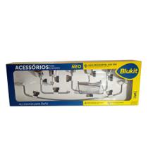 Kit de acessorios p/ banheiro modelo neo - blukit