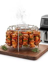 Kit de Acessórios para Air Fryer com Grelha e 24 Espetos de Aço Inoxidável TaTasay Kit de Acessórios para Air Fryer com Grelha e 24 Espetos de Aço Inoxidável TaTasay
