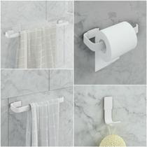 Kit De Acessórios Para Banheiro 4 Peças Stander Branco Kit De Acessórios Para Banheiro 4 Peças Stander Branco