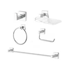 Kit de Acessórios para Banheiro 5 peças Porta Toalha Docol Trip