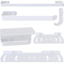 Kit De Acessórios Para Banheiro 6 Peças Branco UN.ZMT
