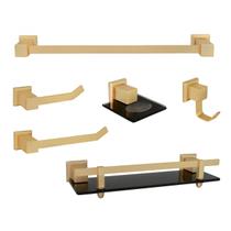 Kit de Acessórios para Banheiro 6 Peças Ducon Metais Kit de Acessórios para Banheiro 6 Peças Ducon Metais