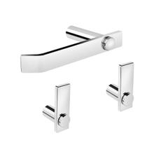 Kit De Acessórios Para Banheiro Aço Inox Alto Brilho 2020PM Patmos Kit De Acessórios Para Banheiro Aço Inox Alto Brilho 2020PM Patmos