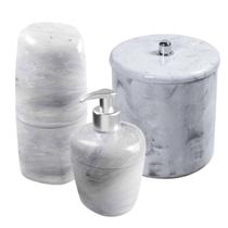 Kit de Acessórios para Banheiro com 3 peças Astra Marmorizado