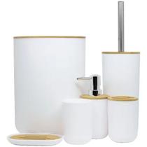 Kit de Acessórios para Banheiro Com 6 Peças Modernas Decoração Para o Seu Banheiro Kit de Acessórios para Banheiro Com 6 Peças Modernas Decoração Para o Seu Banheiro
