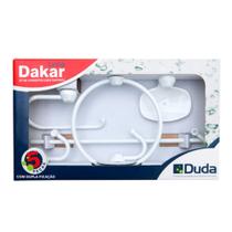 kit de acessorios para banheiro dakar 5 peças duda