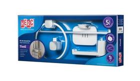 Kit De Acessorios Para Banheiro Herc Tivoli Branco 5 Peças Kit De Acessorios Para Banheiro Herc Tivoli Branco 5 Peças