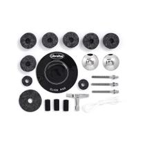 Kit de Acessórios para Bateria Gibraltar SC-DTK Click Pad e Chave de Tensão Preto