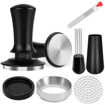 Kit de acessórios para café expresso HengYda 53 mm com tamper, funil de dosagem Kit de acessórios para café expresso HengYda 53 mm com tamper, funil de dosagem
