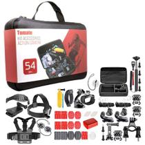 Kit de Acessórios para Câmera De Ação 54 Em 1 Compatível Com Goopro Hero Goopro Max Goopro Fusion Insta360 Dji Osmo Action 2 Akaso