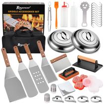 Kit de Acessórios para Chapa ROMANTICIST 132 Peças em Aço Inoxidável