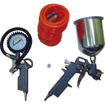 Kit de Acessórios para Compressor Motomil Man com Pistola, Mangueira, Calibrador, Bico Kit de Acessórios para Compressor Motomil Man com Pistola, Mangueira, Calibrador, Bico