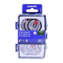 Kit de acessórios para cortar com 11 peças 2615EZ728AB000 DREMEL