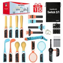 Kit de Acessórios para Esportes Switch DOBE FOMIS 18 em 1