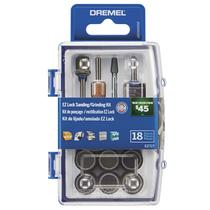 Kit de acessórios para ferramentas rotativas Dremel EZ727-01 EZ Lock de 18 peças