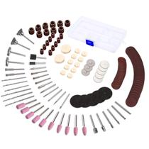 Kit de acessórios para ferramentas rotativas GOXAWEE 141 unidades de haste de 1/8 de polegada Kit de acessórios para ferramentas rotativas GOXAWEE 141 unidades de haste de 1/8 de polegada