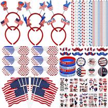 Kit de Acessórios para Festa 4 de Julho ETlanding 136 Peças Kit de Acessórios para Festa 4 de Julho ETlanding 136 Peças