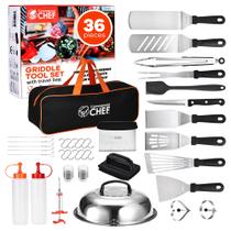 Kit de acessórios para grelhar Commercial Chef 36PC para Weber Kit de acessórios para grelhar Commercial Chef 36PC para Weber