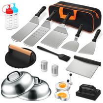 Kit de acessórios para grelhar Conjunto de aço inoxidável EWFEN 19PCS