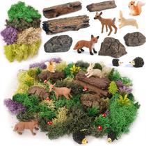 Kit de Acessórios para Jardim das Fadas em Miniatura QuarenDen com 28 Peças