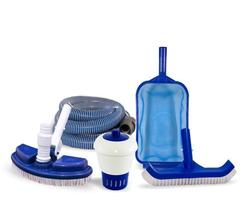 Kit De Acessórios Para Limpeza Piscina Inflável - Brustec