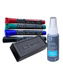 Kit de acessórios para marcadores apagáveis a seco Quartet EnduraGlide 4 unidades