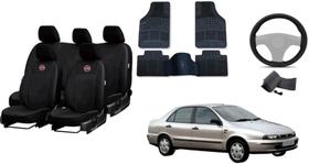 Kit de Acessórios para Marea 96-07: Capa de Couro + Tapete + Capa de Volante