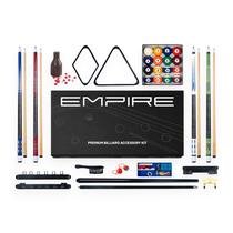 Kit de Acessórios para Mesa de Sinuca Empire USA com 32 Peças Kit de Acessórios para Mesa de Sinuca Empire USA com 32 Peças