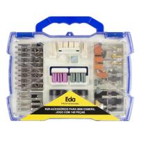 Kit de Acessórios para Mini Retífica 9QR 145 Peças com Estojo Yeet Kit de Acessórios para Mini Retífica 9QR 145 Peças com Estojo Yeet