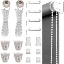 Kit De Acessórios Para Persiana De Rolo 9PC / 16PC Com Acessórios De Cortina De Corrente Frisada