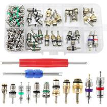 Kit de acessórios para válvulas de ar condicionado RBOKO 102 unidades para carros Kit de acessórios para válvulas de ar condicionado RBOKO 102 unidades para carros