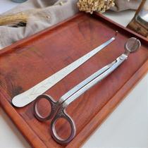 Kit de Acessórios para Velas - 2 Peças com Apagador e Aparador de Pavio