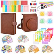 Kit de acessórios Sunmns Mini 12 Instant Camera Brown Case Kit de acessórios Sunmns Mini 12 Instant Camera Brown Case