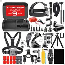 Kit de Acessórios Versátil Compatível Com Câmera Gopro Hero 9 Black Completo e Seguro - Armando