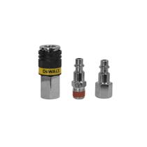 Kit de Acoplador e Plugue DEWALT DXCM036-0207 - 1/4"