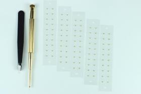Kit de Acupuntura com Sementes Auriculares Cozenso Gold 100 Peças Kit de Acupuntura com Sementes Auriculares Cozenso Gold 100 Peças