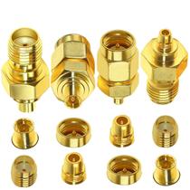 Kit de adaptador coaxial TUOLNK SMA para MMCX Pure Brass 4 Set