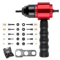 Kit de Adaptador de Ferramentas e Rebites YUZES com 10 Mandris