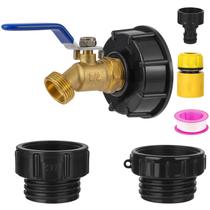 Kit de Adaptador de Mangueira para IBC Tote VYH com Válvula de Latão, 3 Tamanhos